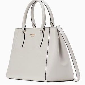 👜Authentic Kate Spade Kristi Satchel Handbag Warm Cement NWT FREE SHIPPING 🚛